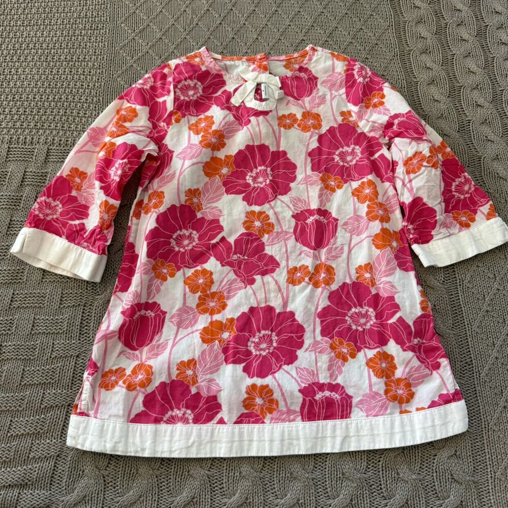 Janie & Jack Pink & Orange Floral Coverup ~ 3